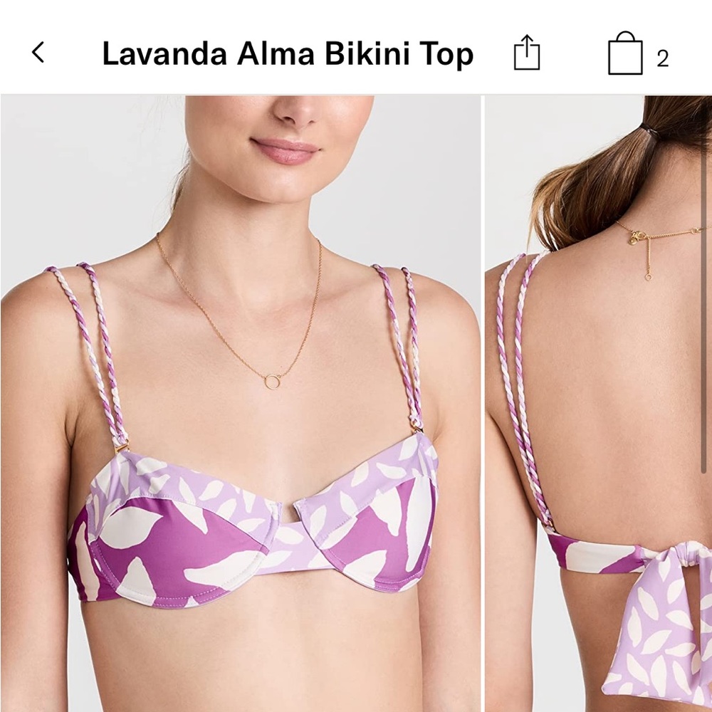 Palmacea Lavanda Swimsuit NWT